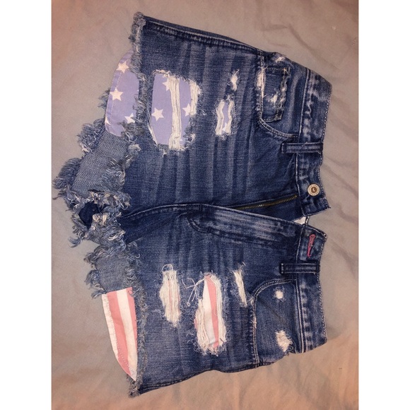 Hollister Pants - Hollister american flag shorts